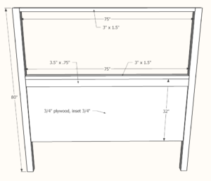 DIY Farmhouse Canopy Bed plans - King Size » Famous Artisan