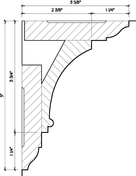 Three Piece Crown Molding Famous Artisan   Three Piece Crown Molding Design 