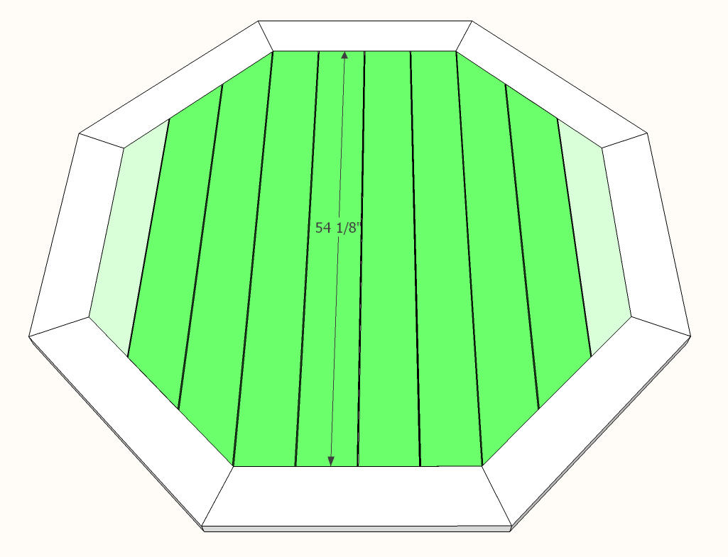 Octagon Picnic Table plans Famous Artisan