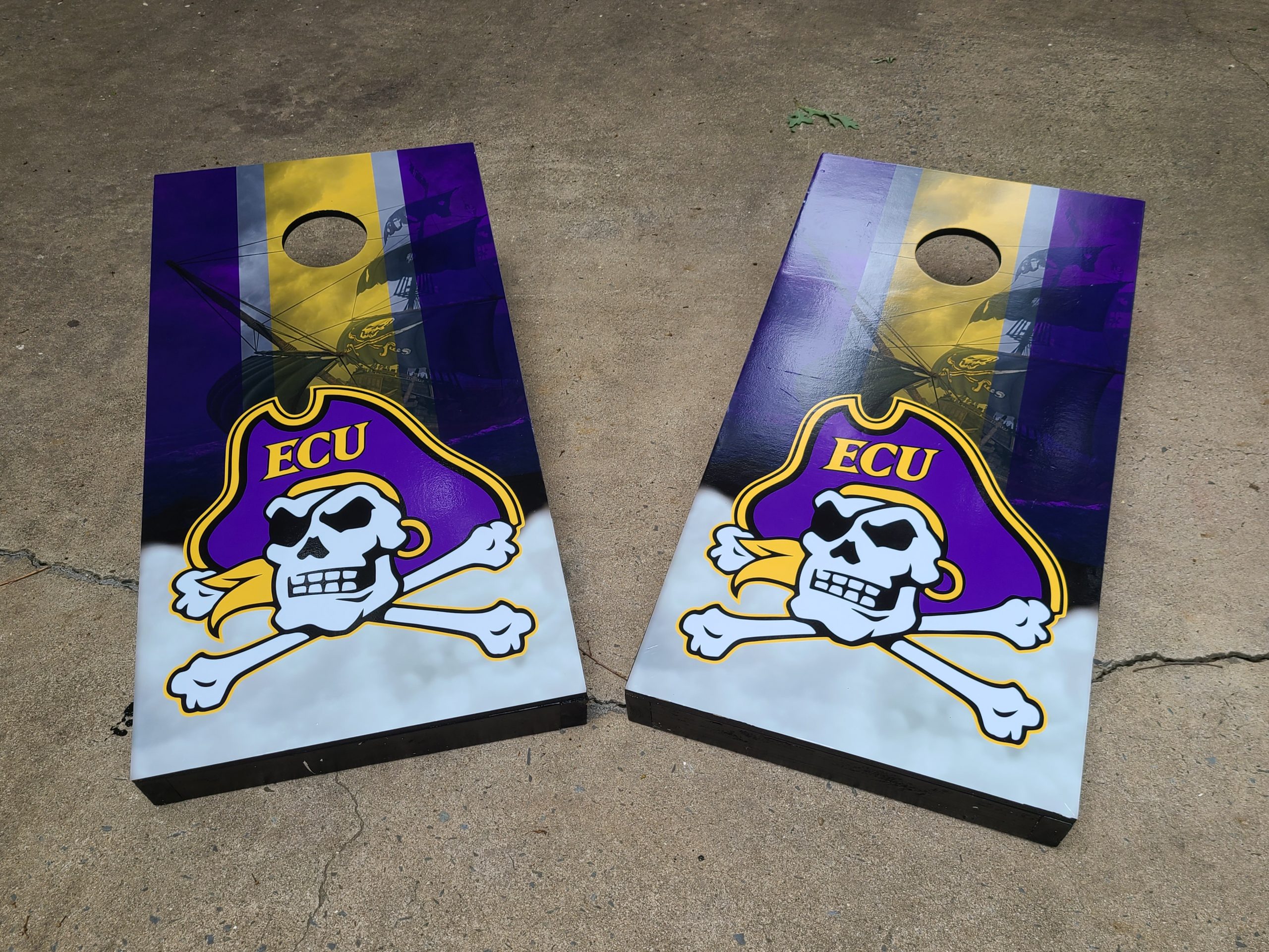 Cornhole Boards With Custom Vinyl Wraps » Famous Artisan