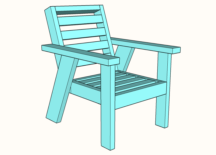DIY outdoor chair plans » Famous Artisan