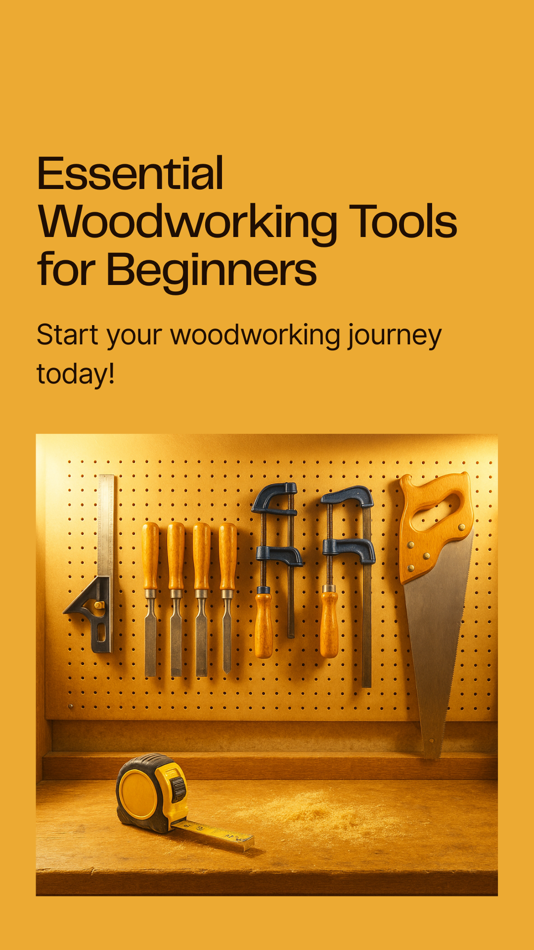 Woodworking Tools Every Beginner Needs (and How to Use Them) » Famous ...
