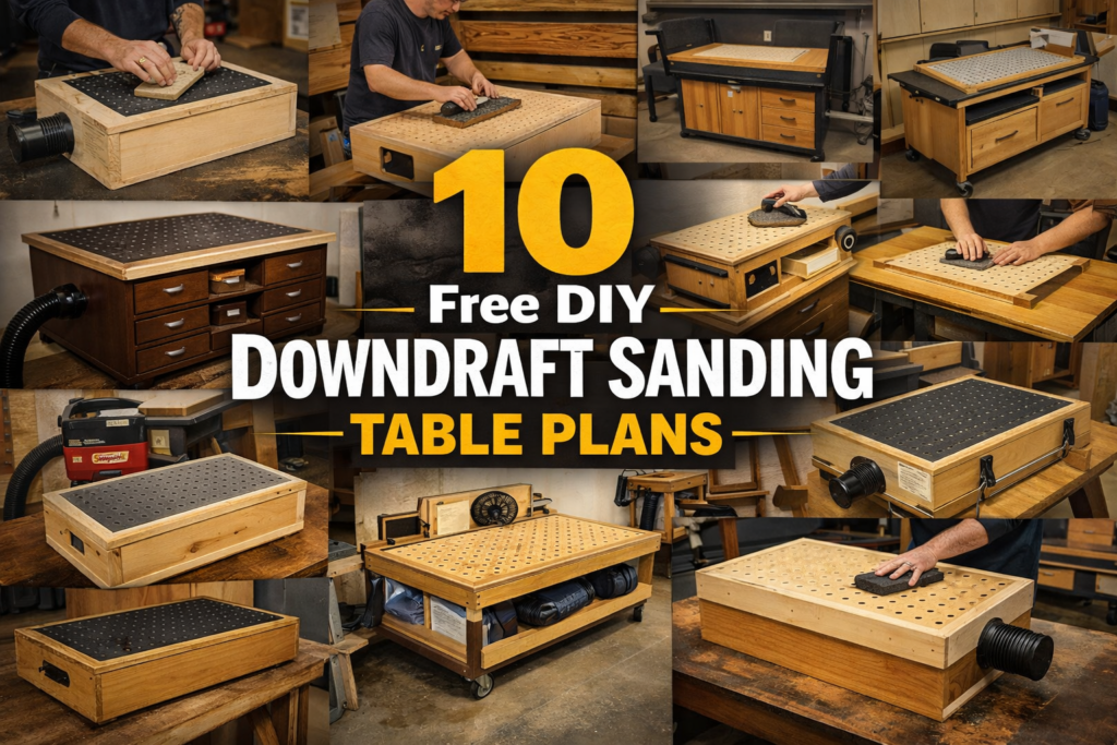 10 Free DIY Downdraft Sanding Table Plans » Famous Artisan